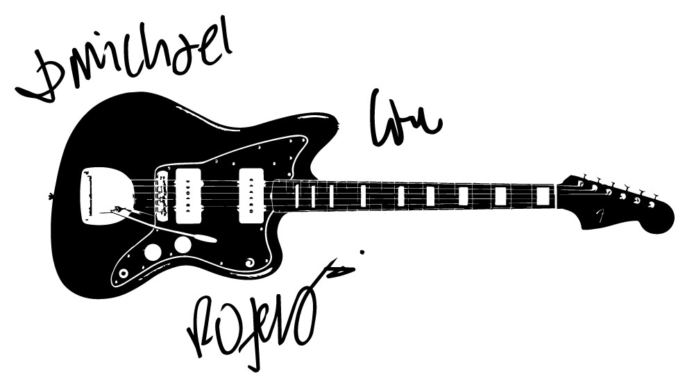 Robert Smith’s signed Fender Jazzmaster guitar